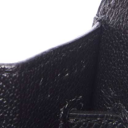 Hermes Madame Calfskin Birkin Sellier 25 Black 27 of 31
