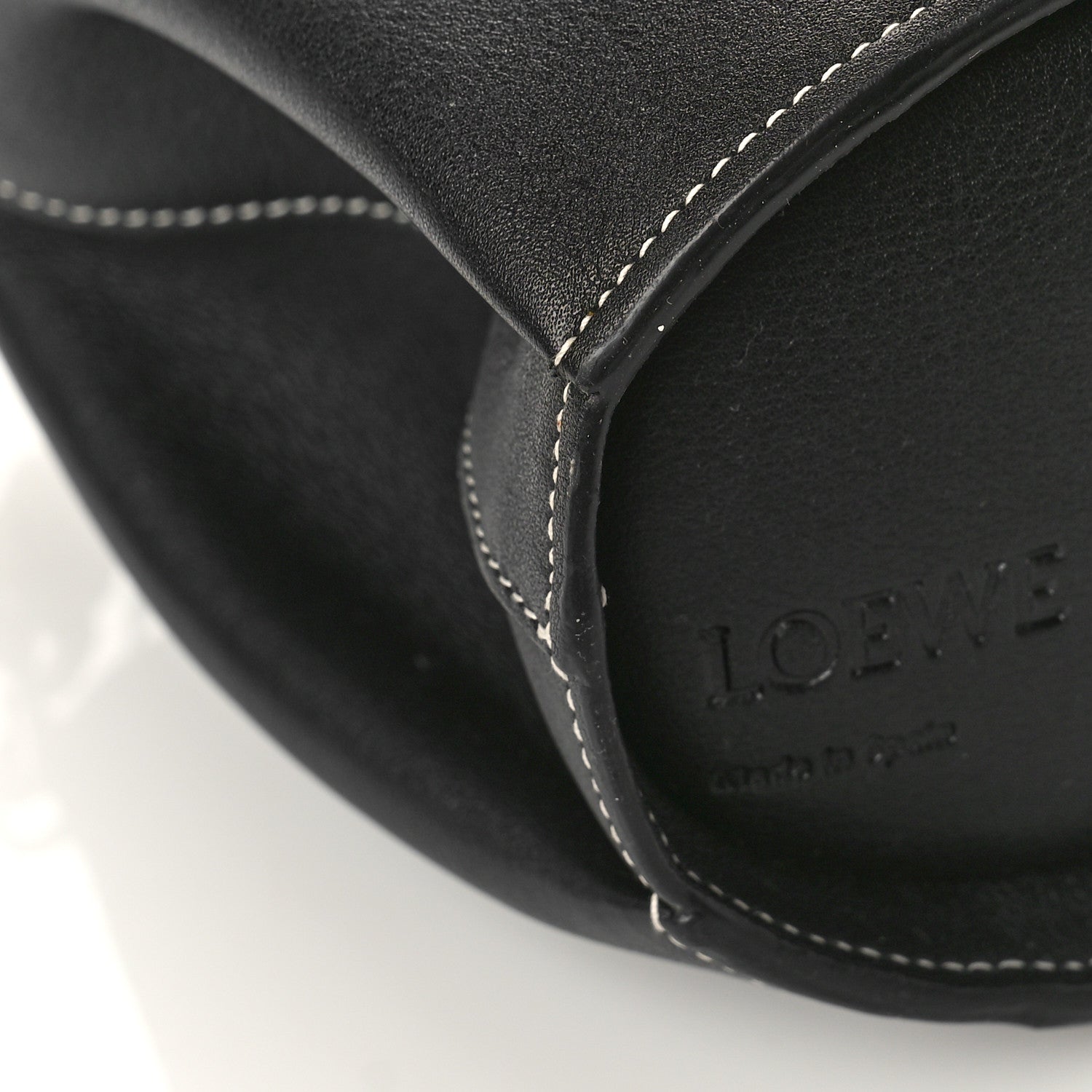 Loewe Calfskin Mini Elephant Crossbody Bag Black 6 of 7