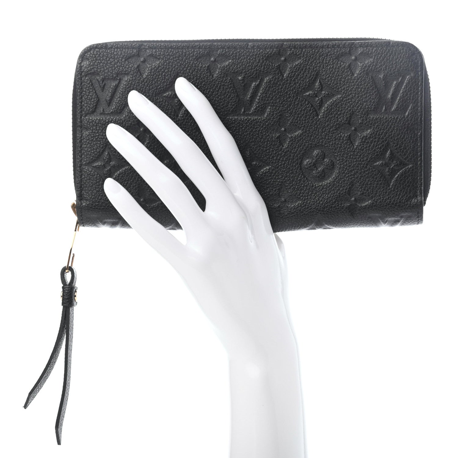 Louis Vuitton Empreinte Zippy Wallet Black 2 of 9