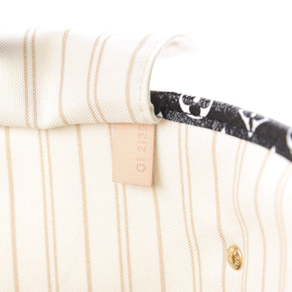 Louis Vuitton Monogram Giant Jungle Neverfull MM Ivory 10 of 11