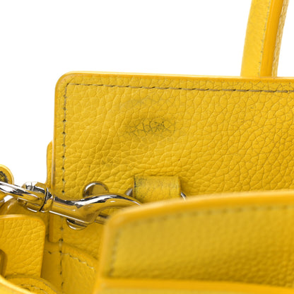 Givenchy Grained Calfskin Mini Horizon Satchel Yellow 12 of 13