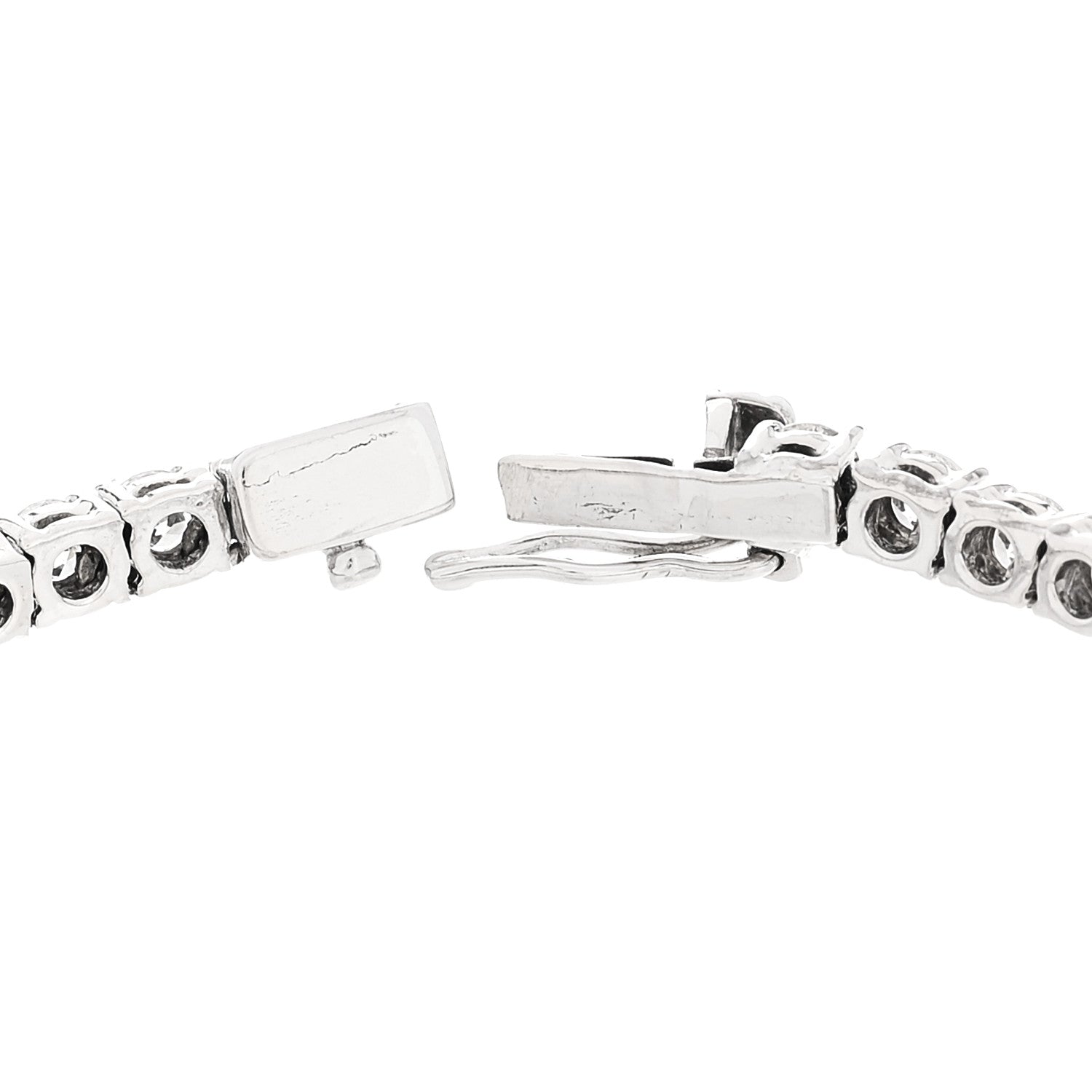 Parker & West by FASHIONPHILE 14K White Gold Diamond 7.42ctw Tennis Bracelet 4 of 6