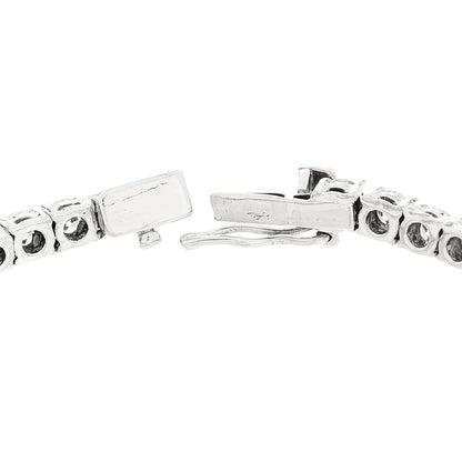 Parker & West by FASHIONPHILE 14K White Gold Diamond 7.42ctw Tennis Bracelet 4 of 6