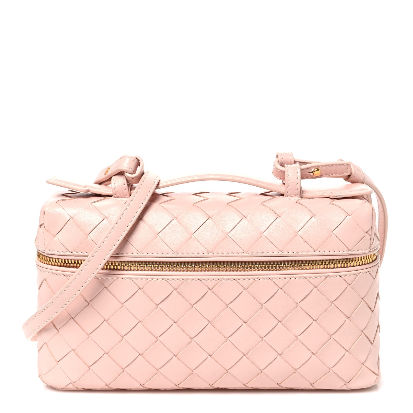 Calfskin Intrecciato Bang Bang Vanity Case Cameo
