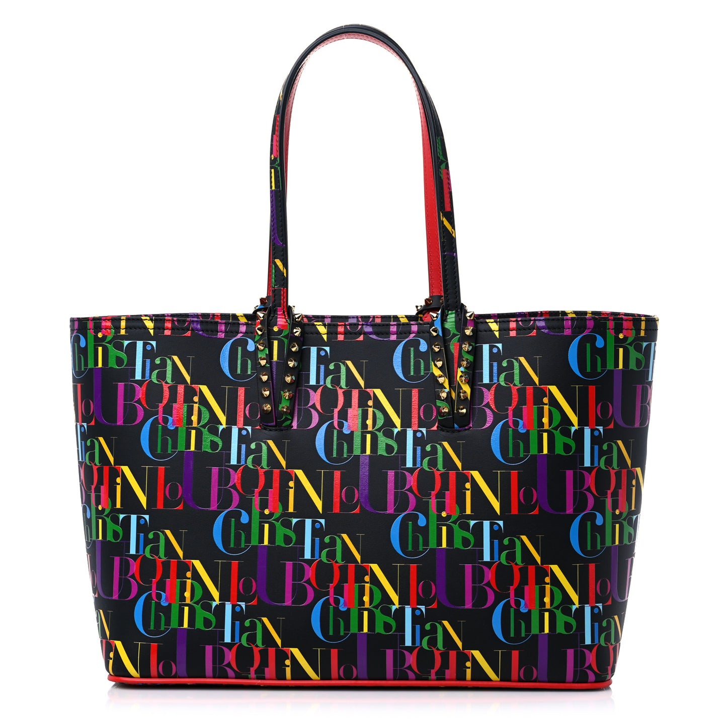 Calfskin Cabata Tote Black Multicolor