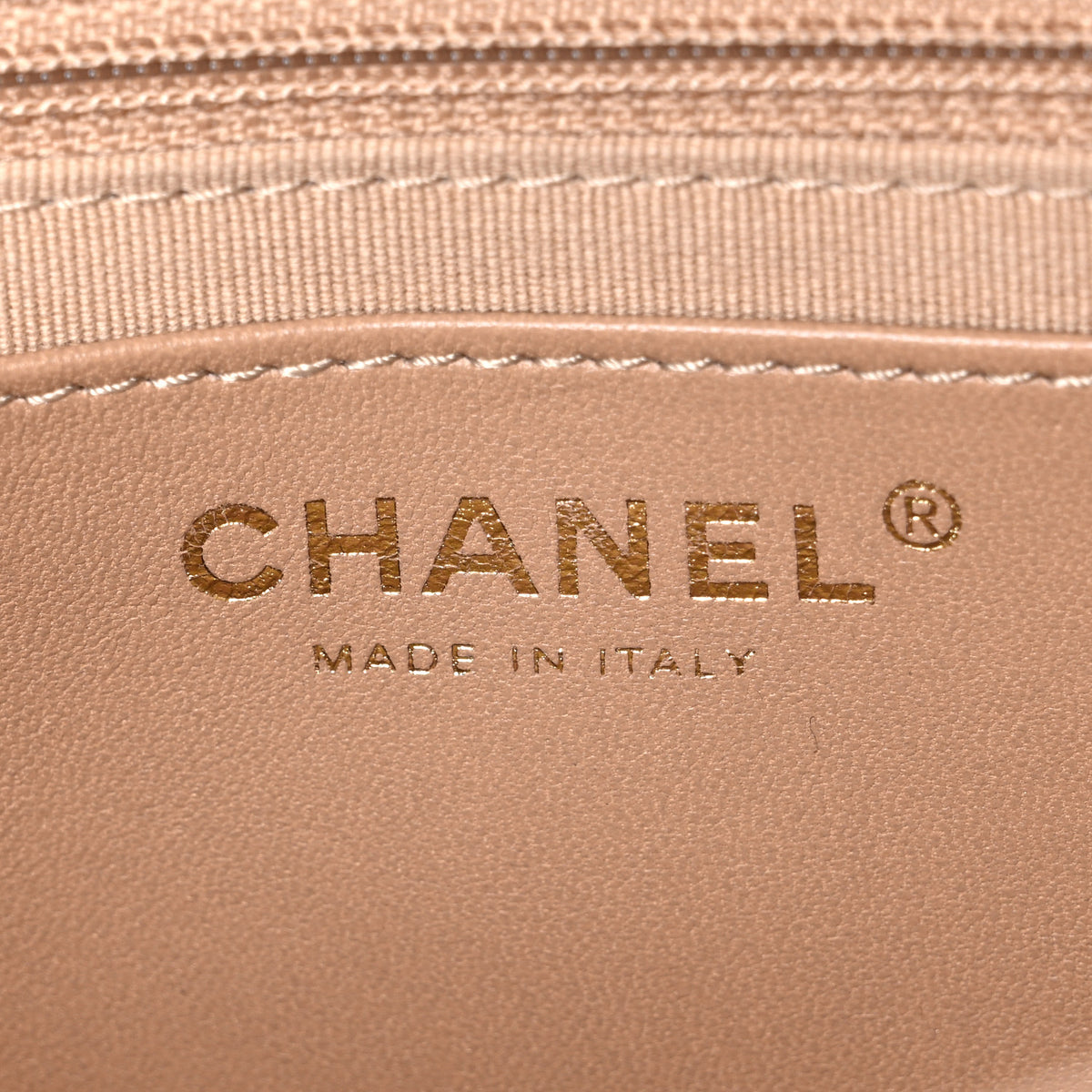 Chanel Lambskin Quilted Large CC Funky Town Flap Beige 6 of 10