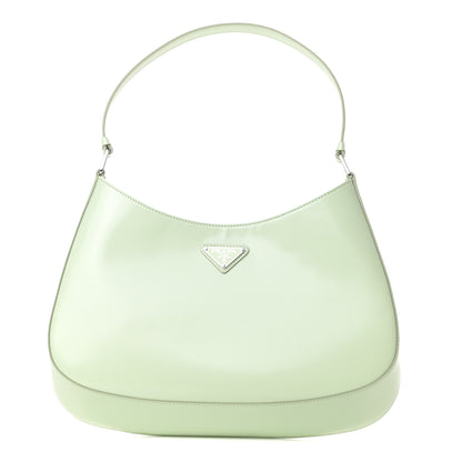 Prada Spazzolato Cleo Shoulder Bag Acqua 1 of 9