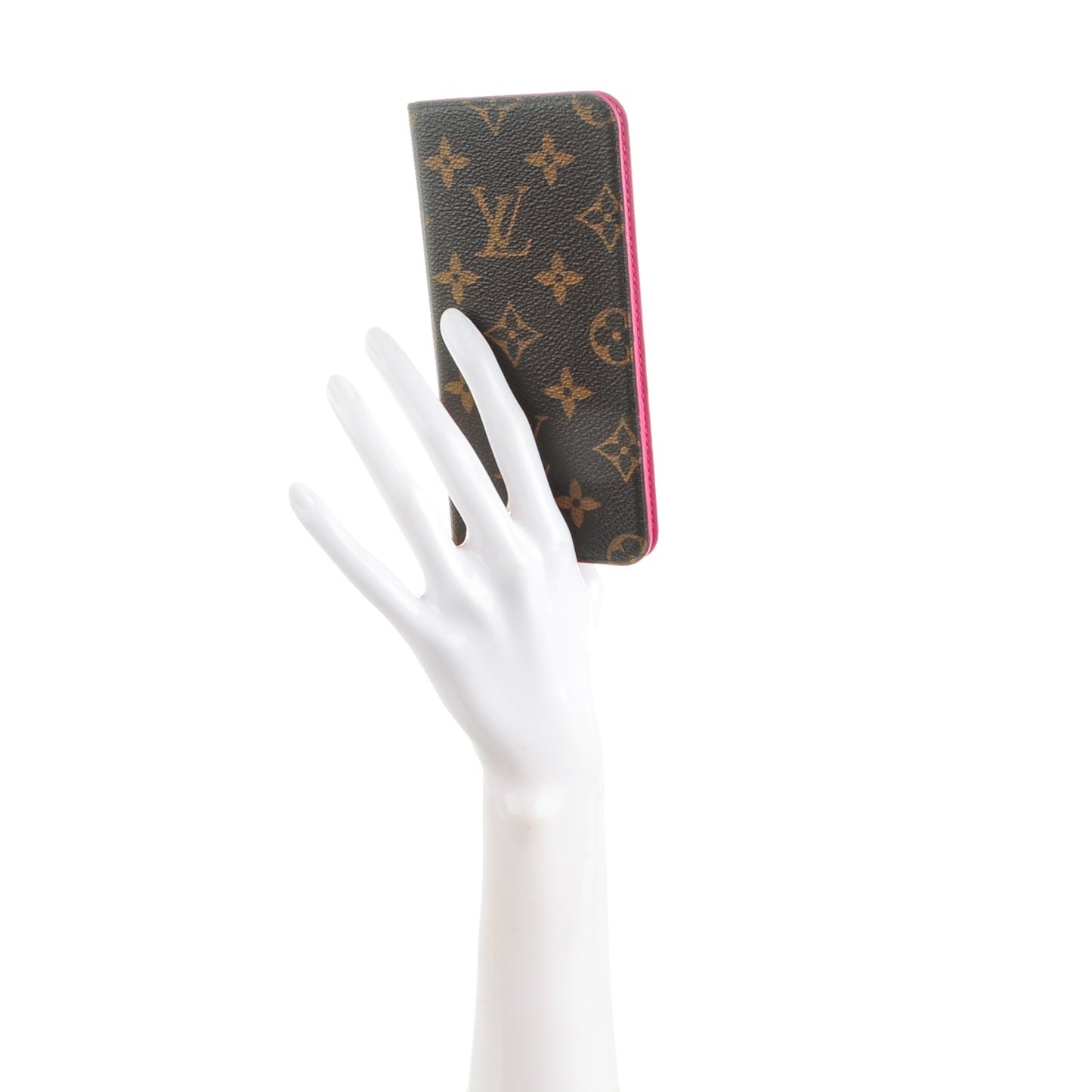 Monogram iPhone 6 Plus Folio Case Pink