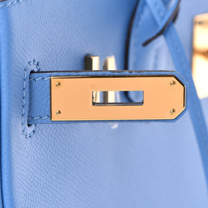 Hermes Epsom Birkin 30 Bleu Paradis 22 of 33