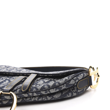Christian Dior Monogram Saddle Bag Blue 7 of 10