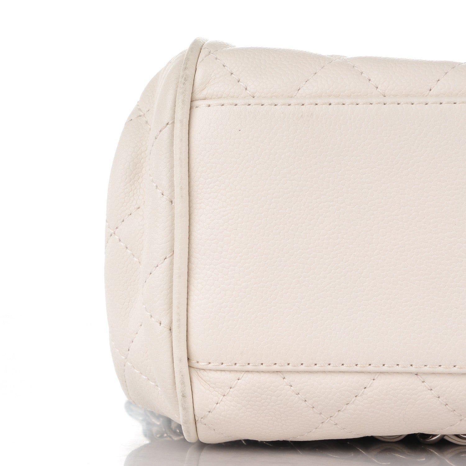 Chanel Caviar Quilted Timeless Accordion Flap White 9 of 9