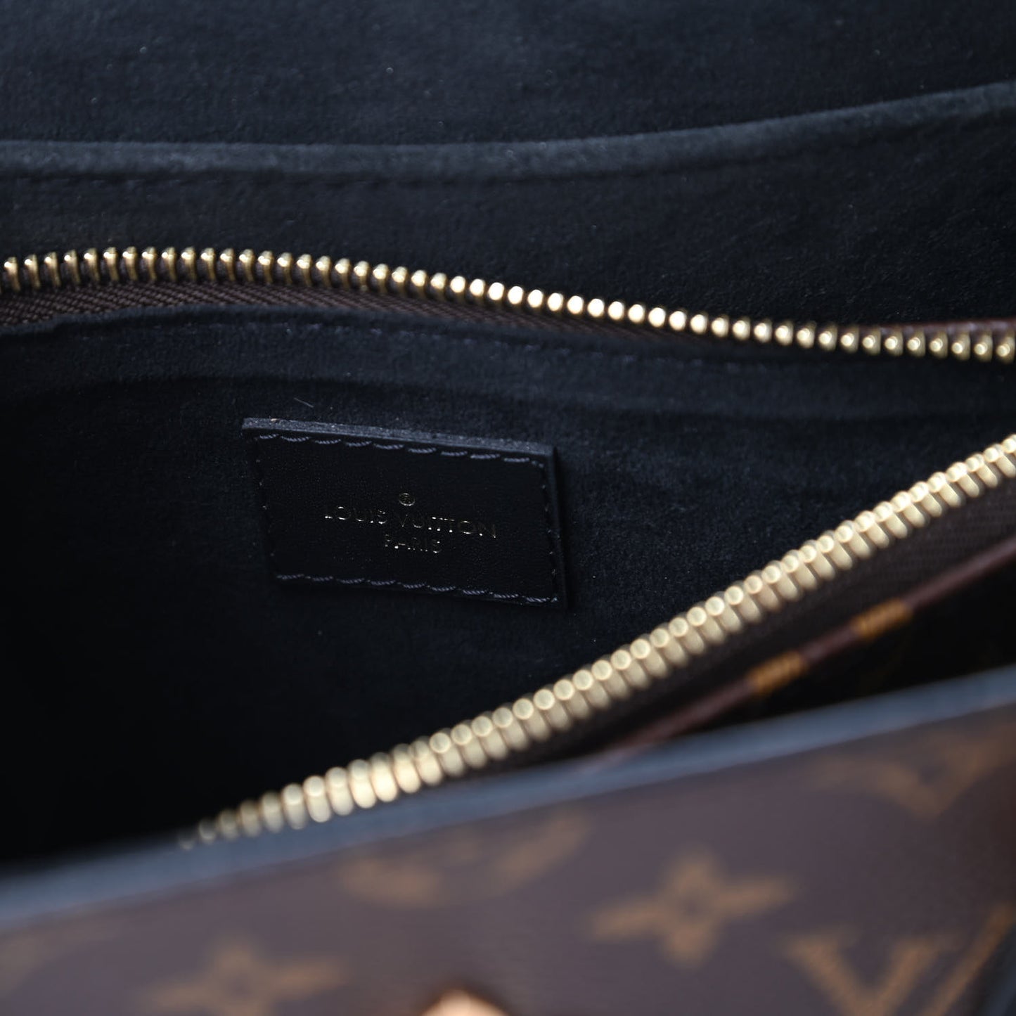 Monogram Flower Tote Black