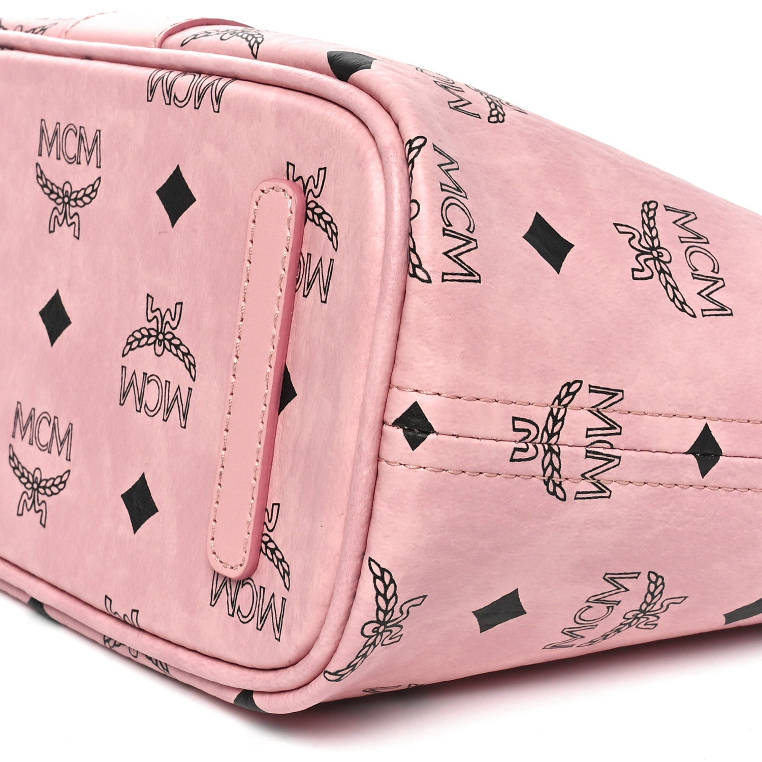 MCM Visetos Mini Liz Reversible Shopper Tote Soft Pink 9 of 9