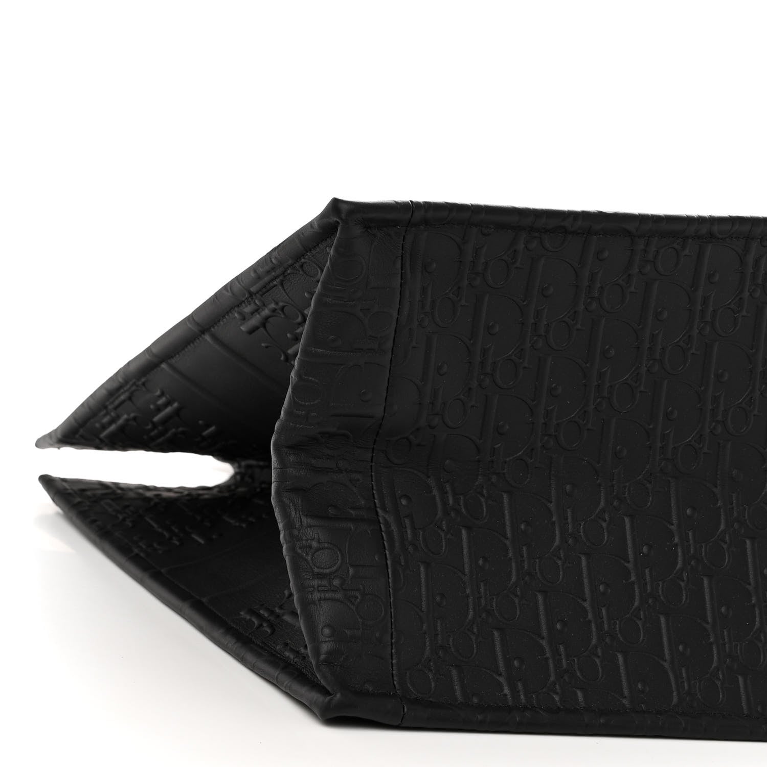 Christian Dior Oblique Calfskin Embossed Large Book Tote Black 8 of 9