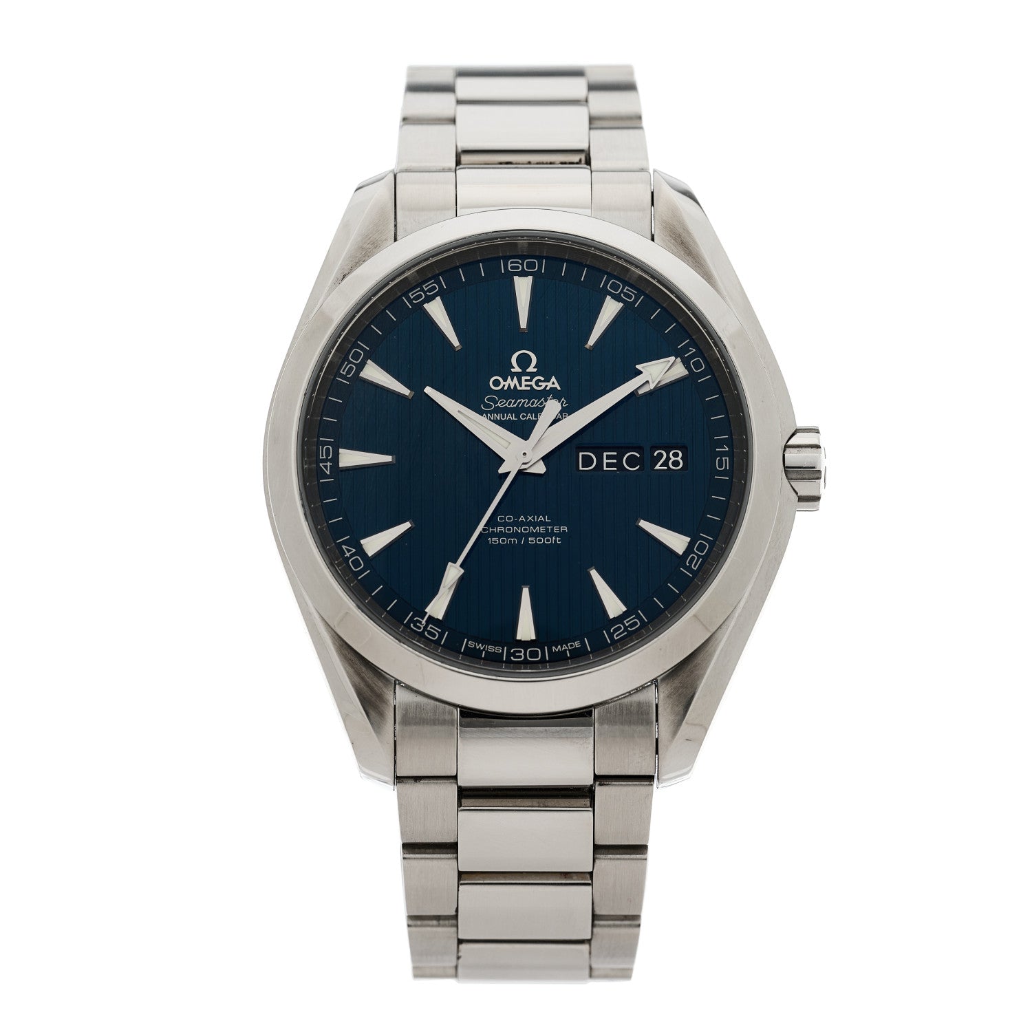 Omega Stainless Steel 43mm Seamaster Aqua Terra Automatic Watch Blue 231.10.43.22.03.002 1 of 5