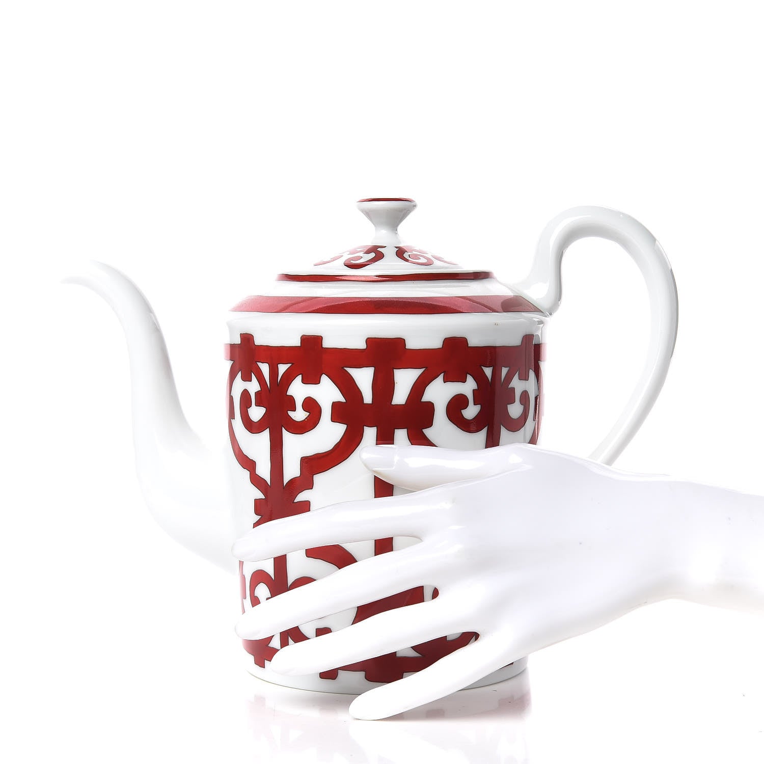 Hermes Porcelain Balcon du Guadalquivir Coffee/Tea Pot 2 of 9