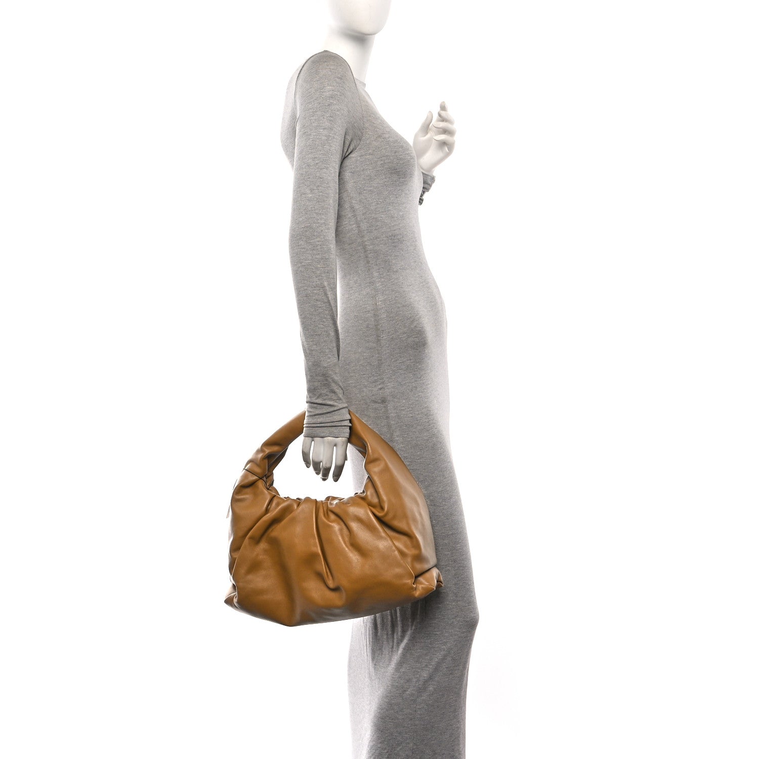 Bottega Veneta Smooth Butter Calfskin Small The Shoulder Pouch Cammello 2 of 11