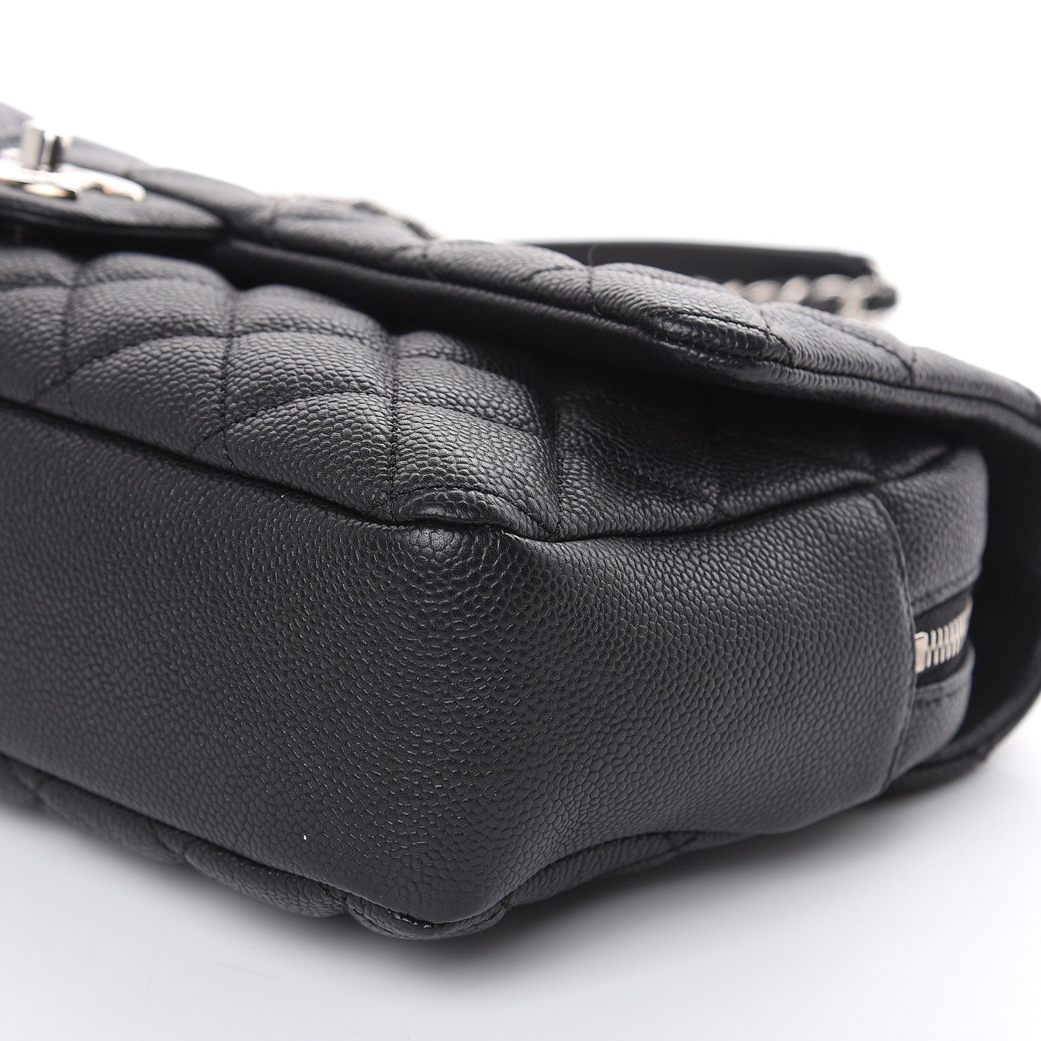 Chanel Caviar Quilted Jumbo Easy Flap Black 10 of 11