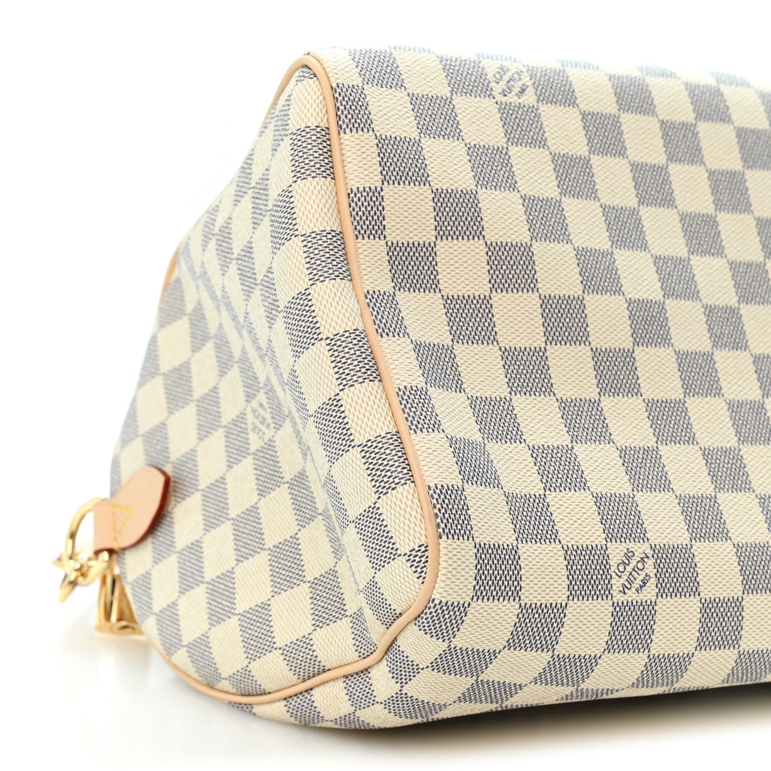 Louis Vuitton Damier Azur Braided Speedy Soft 30 Bleu Olympe 8 of 9