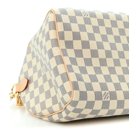 Louis Vuitton Damier Azur Braided Speedy Soft 30 Bleu Olympe 8 of 9