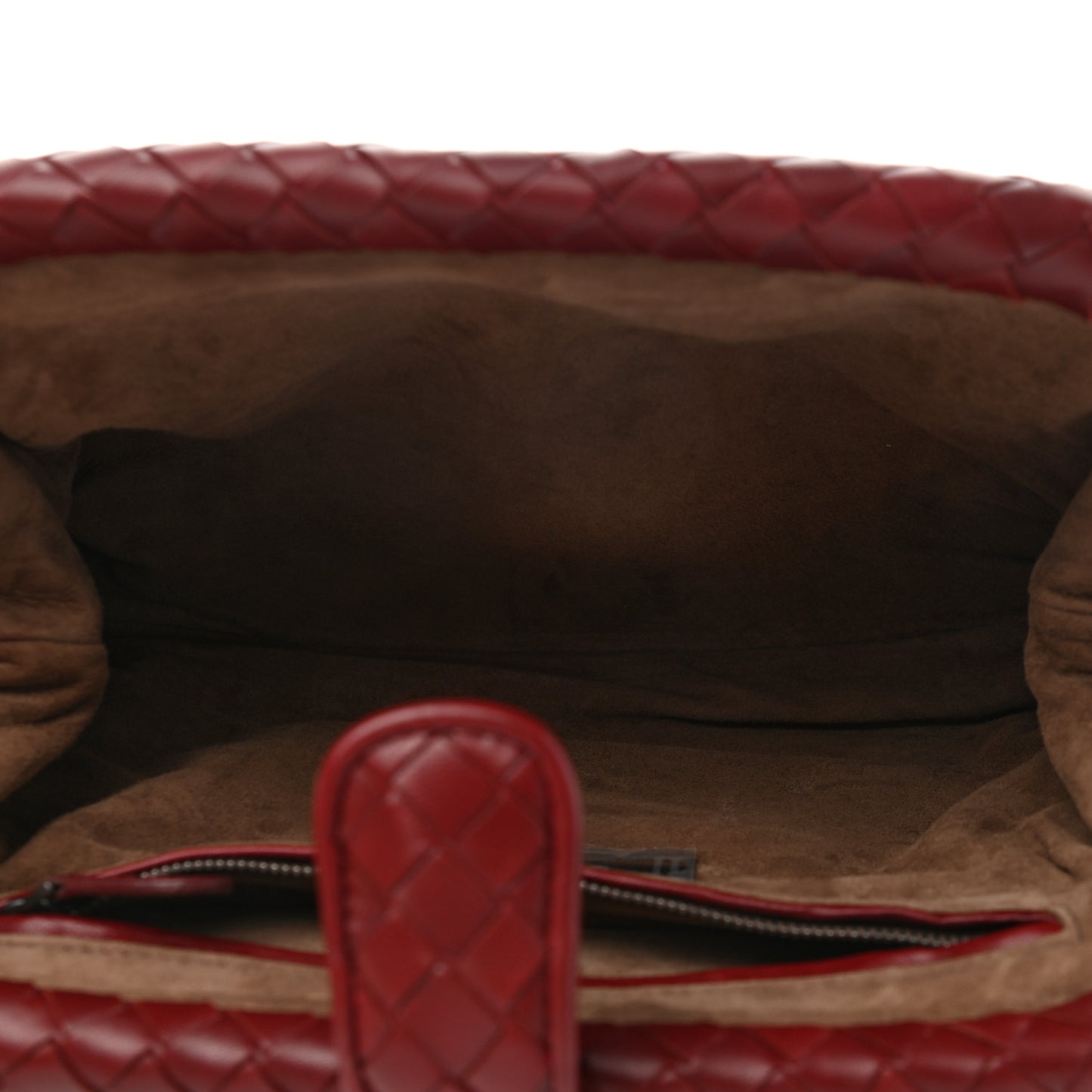 Nappa Intrecciato The Lauren 1980 Clutch Gigolo Red