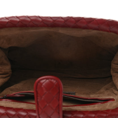 Bottega Veneta Nappa Intrecciato The Lauren 1980 Clutch Gigolo Red 5 of 6