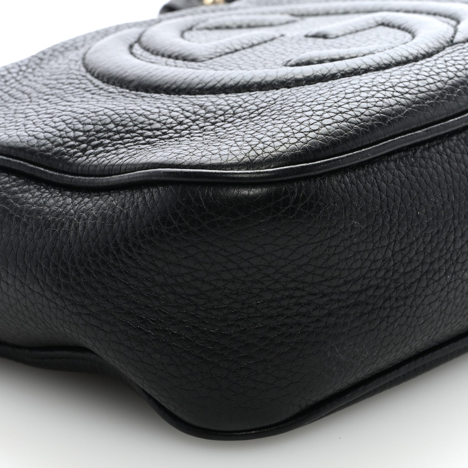 Gucci Pebbled Calfskin Small Soho Disco Bag Black 8 of 9
