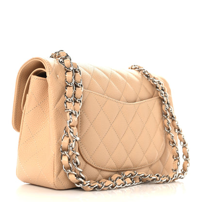 Chanel Caviar Quilted Small Double Flap Beige 3 of 10
