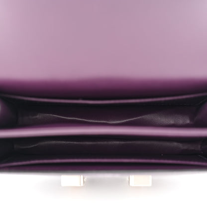 Hermes Shiny Alligator Tiger Eye Constance 18 Amethyst 5 of 11