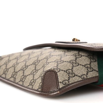 Gucci GG Supreme Monogram Neo Vintage Web Belt Bag Brown 9 of 10