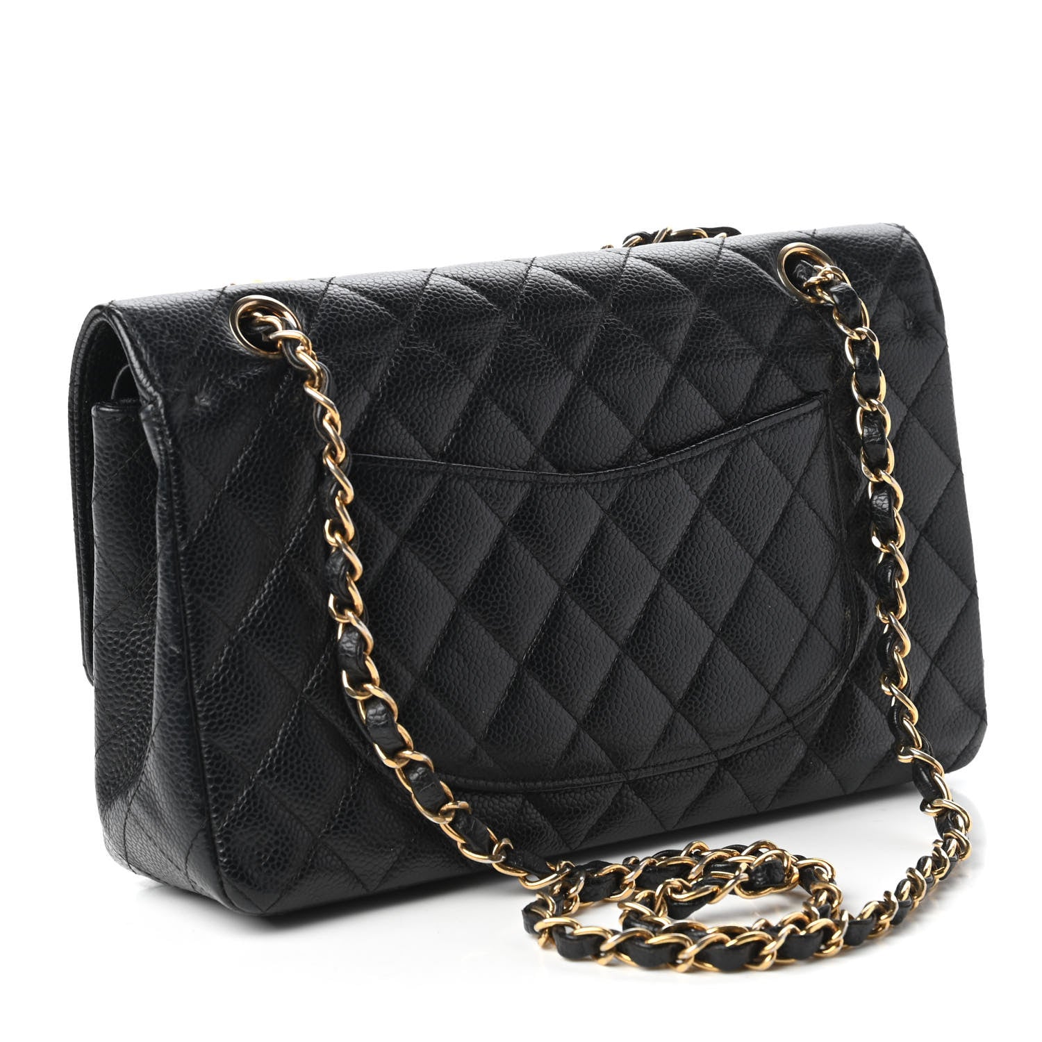 Chanel Caviar Quilted Medium Double Flap Black 3 of 10