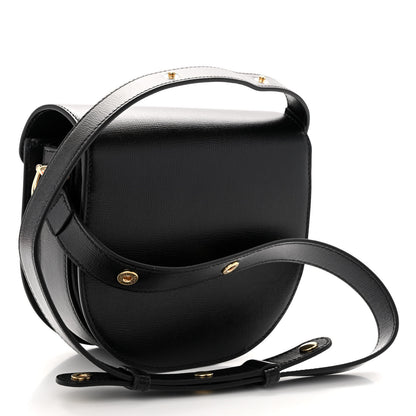 Gucci Azalea Calfskin Mini Horsebit 1955 Rounded Shoulder Bag Black 3 of 10