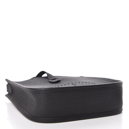 Hermes Taurillon Clemence Evelyne TPM Black 4 of 12