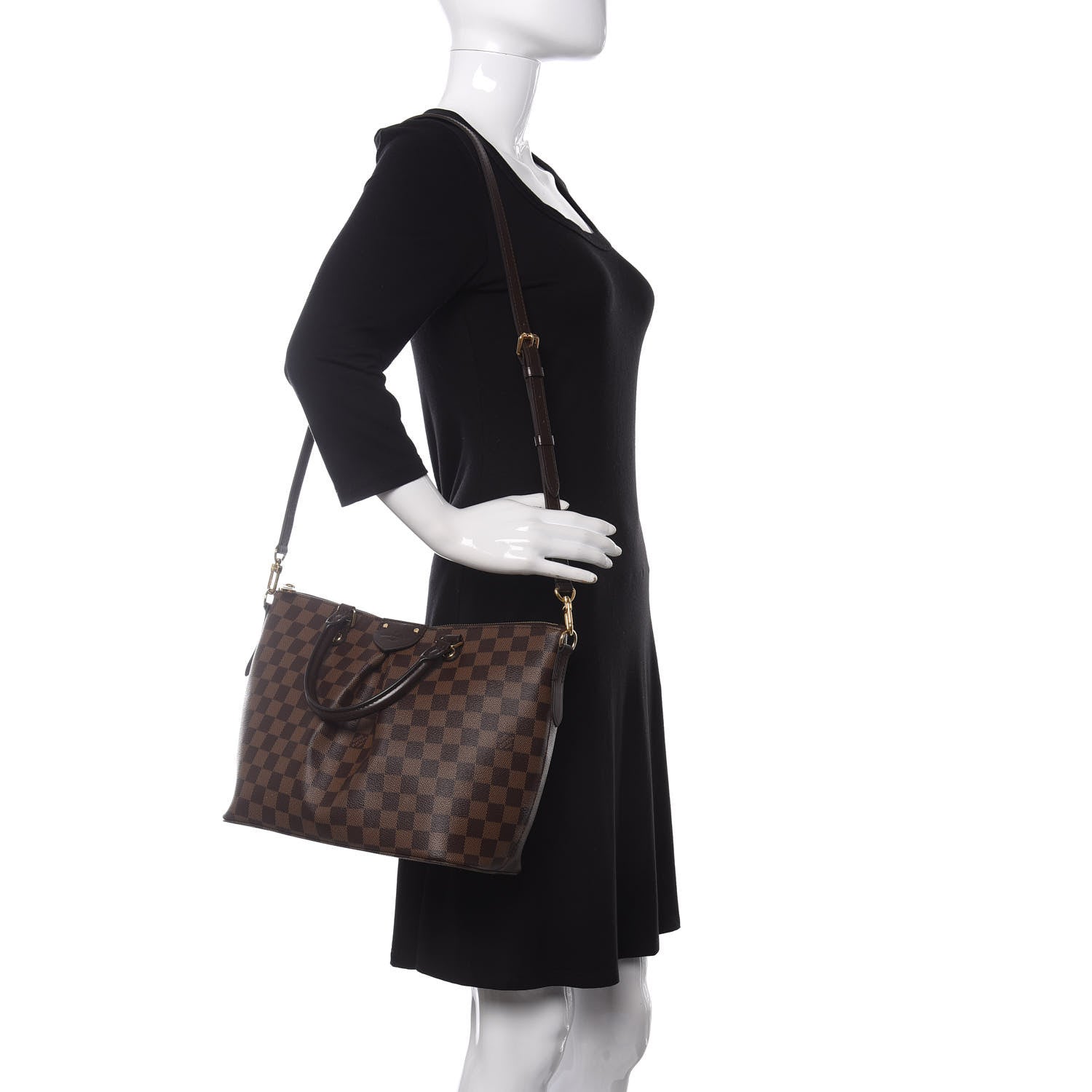 Louis Vuitton Damier Ebene Siena MM 2 of 10