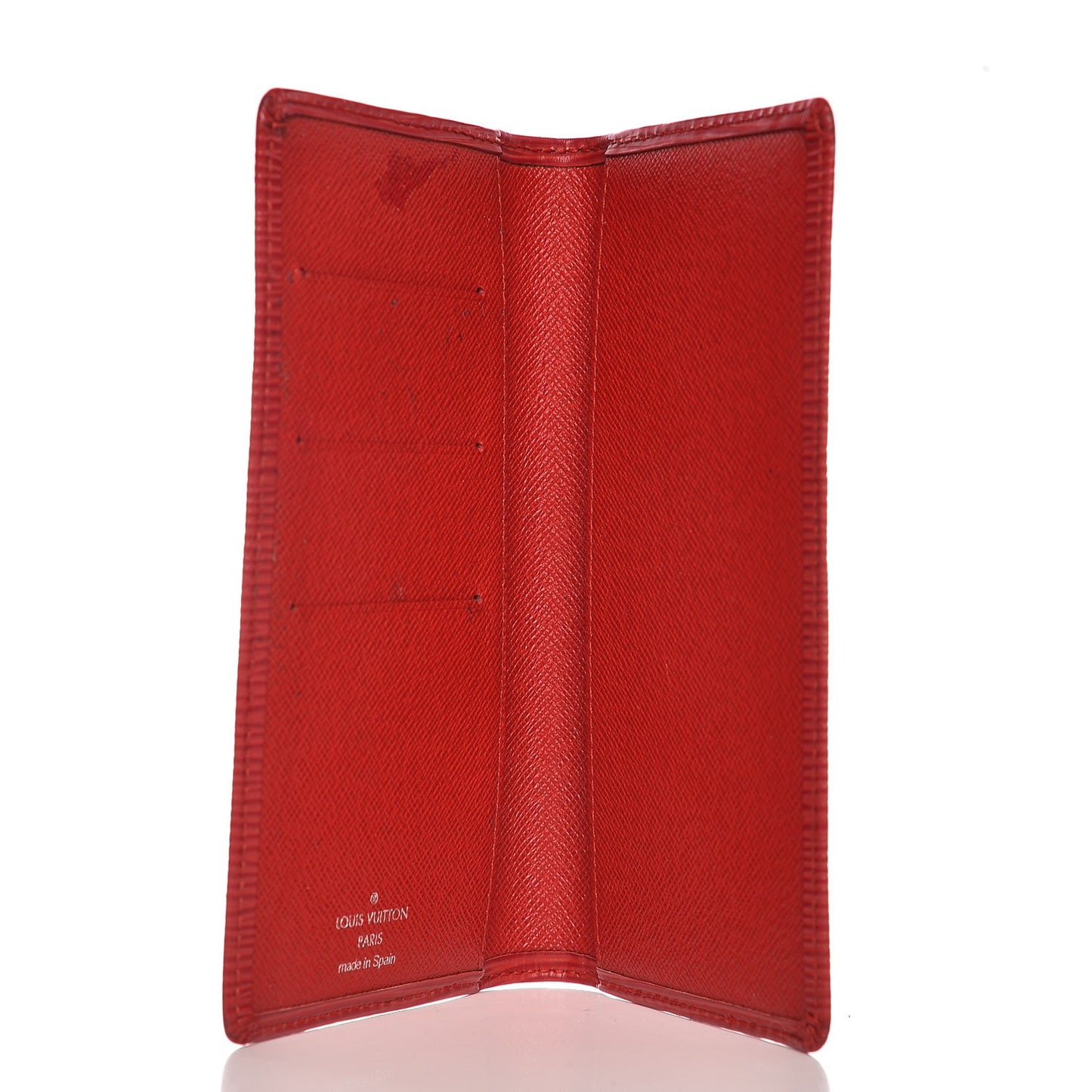 Epi Checkbook Cover Rouge