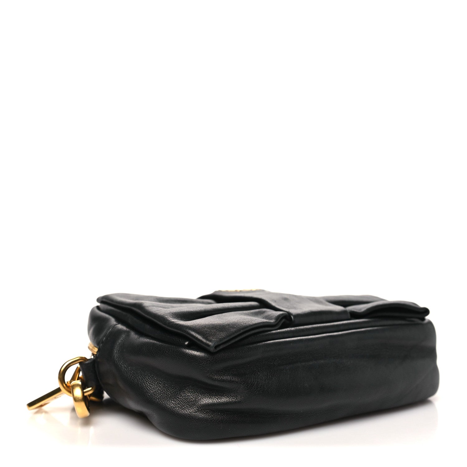 Prada Nappa Bow Camera Bag Black 4 of 10