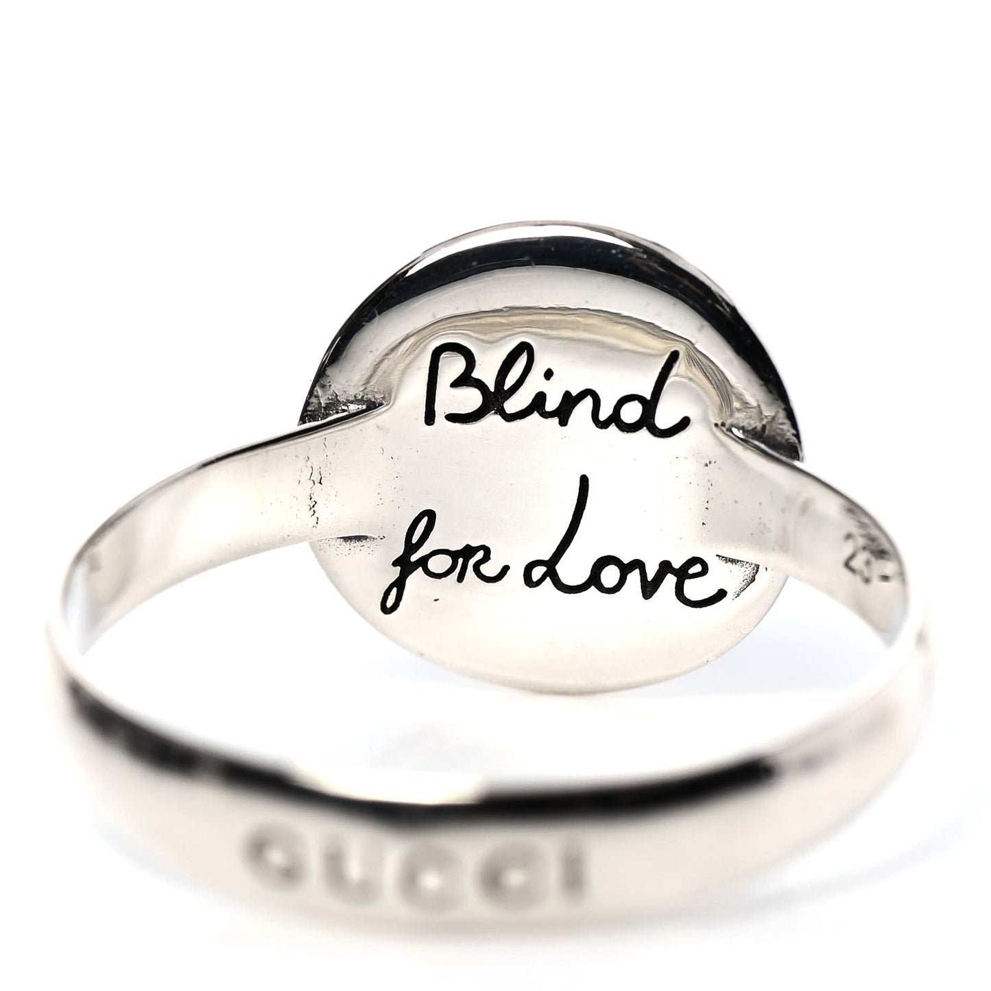 Sterling Silver Blind for Love Mystic Cat Ring 62 10
