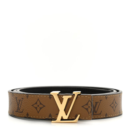 Louis Vuitton Reverse Monogram 35mm LV Initiales Belt 85 34 1 of 6