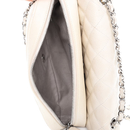 Chanel Caviar Medium Easy Flap Ivory 6 of 13