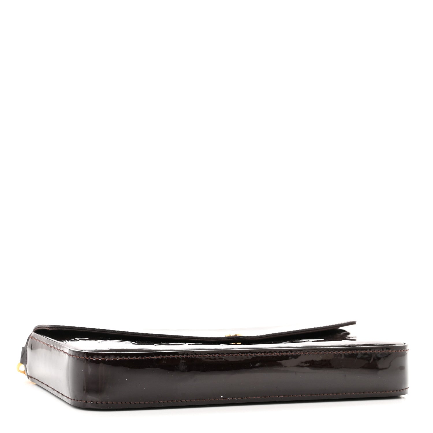 Louis Vuitton Vernis Pochette Felicie Chain Wallet Amarante 5 of 18