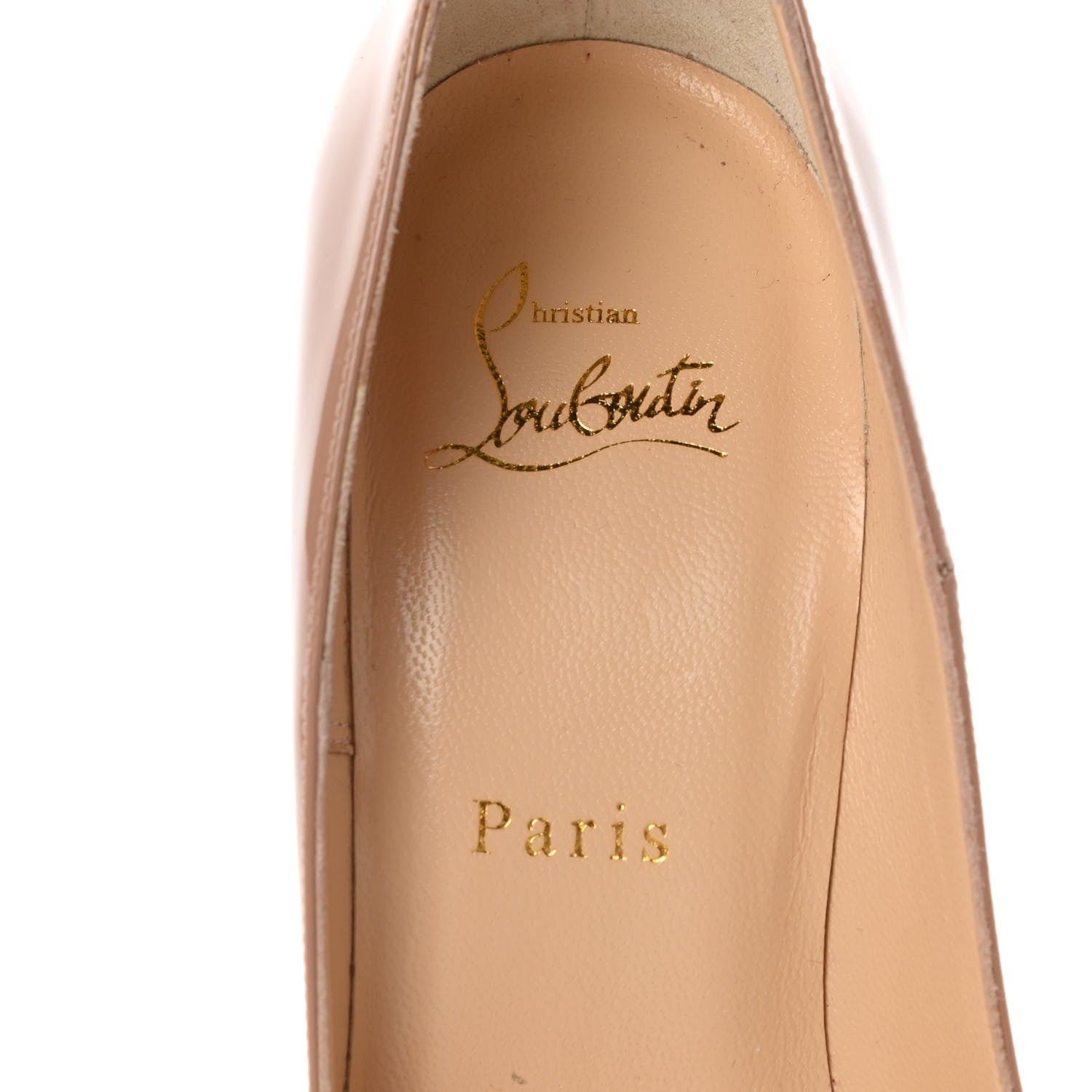 Christian Louboutin Patent So Kate 120 Pumps 38 Nude 6 of 6