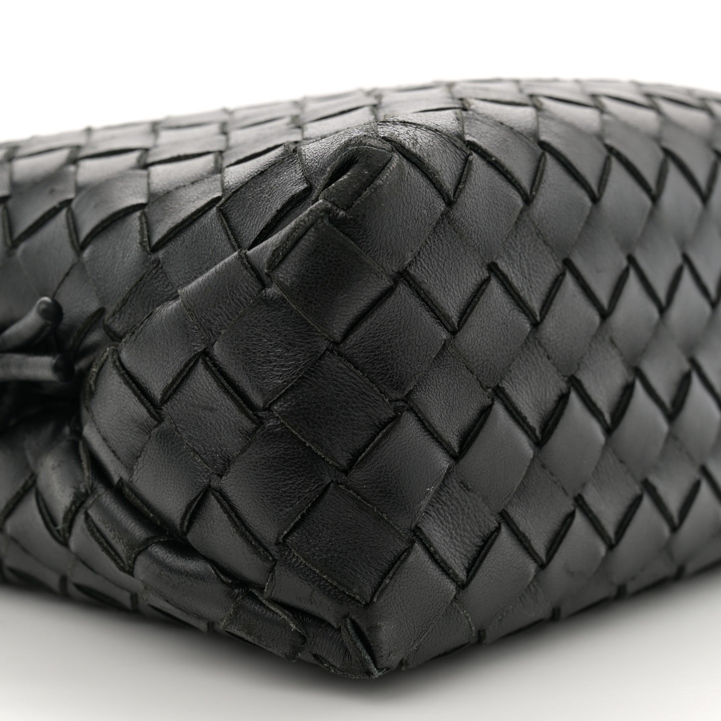 Nappa Intrecciato Small Loop Camera Bag Black