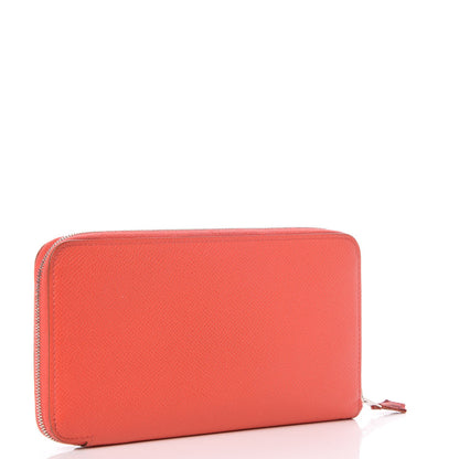 Hermes Epsom Silk'In Wallet Rose Jaipur 3 of 7