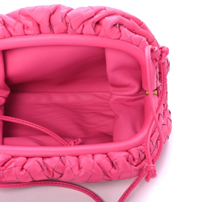 Bottega Veneta Nappa Intrecciato The Mini Pouch Rosa Shock 4 of 4