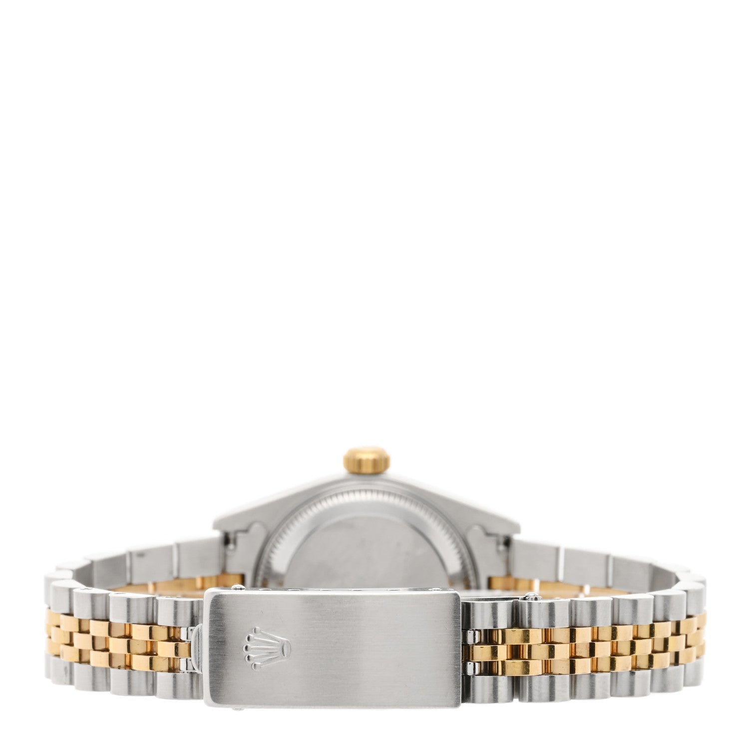 Rolex Stainless Steel 18K Yellow Gold Diamond 26mm Oyster Perpetual Datejust Watch Champagne 69173 3 of 4