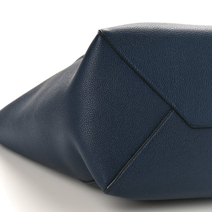 Celine Soft Grained Calfskin Small Belt Cabas Phantom Dark Blue 7 of 11