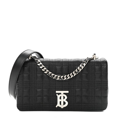 Burberry Grainy Calfskin Quilted Small Lola Bag Black 1 of 11