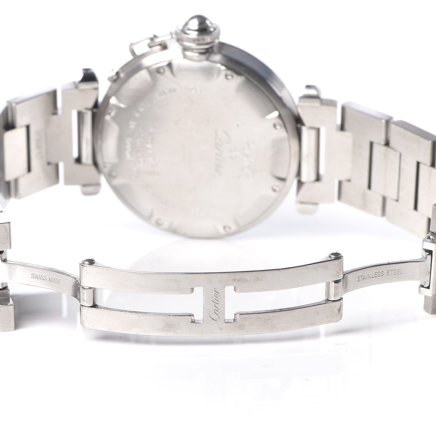 Stainless Steel 35mm Pasha C Automatic Watch Black