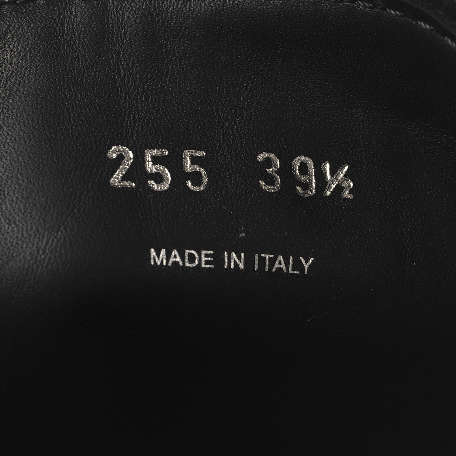 Prada Spazzolato Rois Re-Nylon Metal Triangle Logo Monolith Pouch Pocket 55mm Boots 39.5 Black 7 of 9