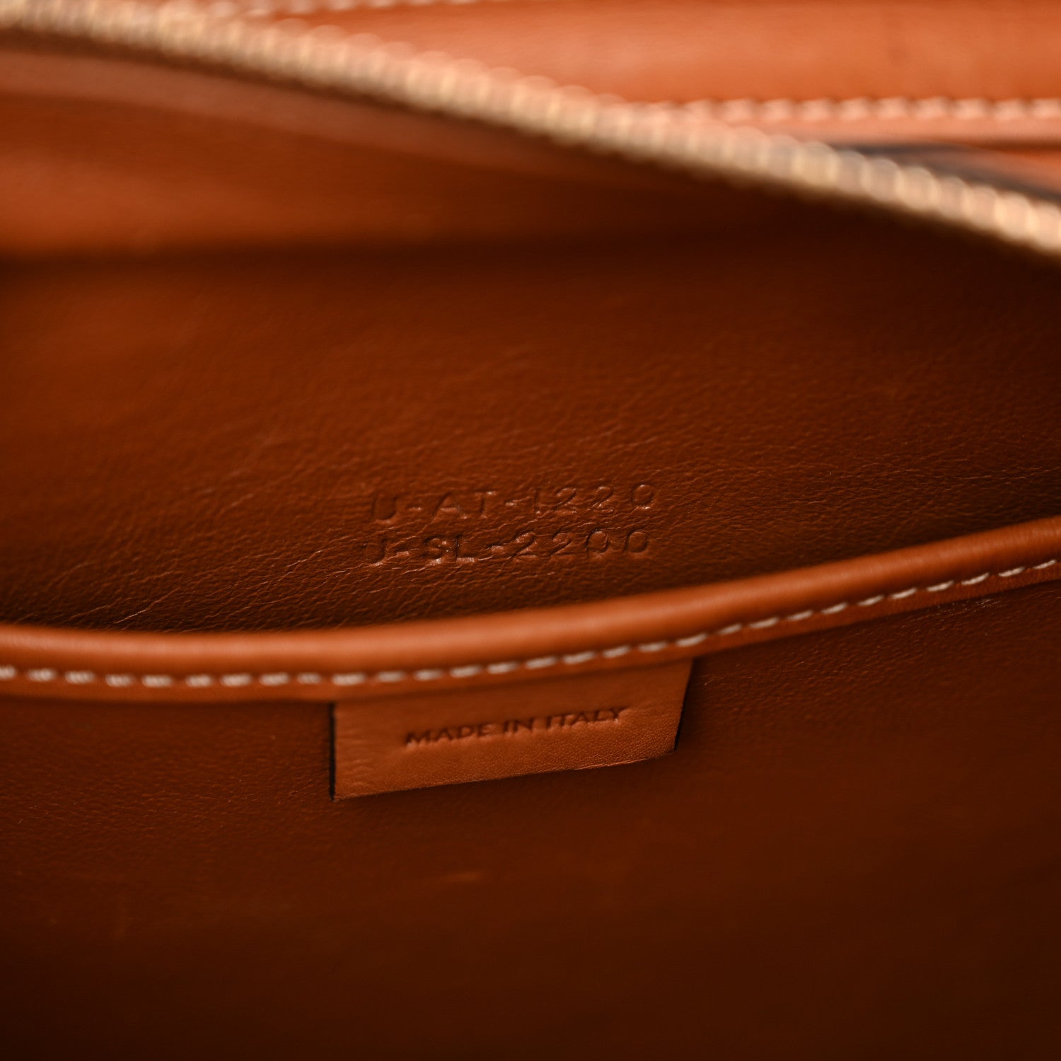 Celine Smooth Calfskin Tweed Nano Luggage Tan 8 of 13